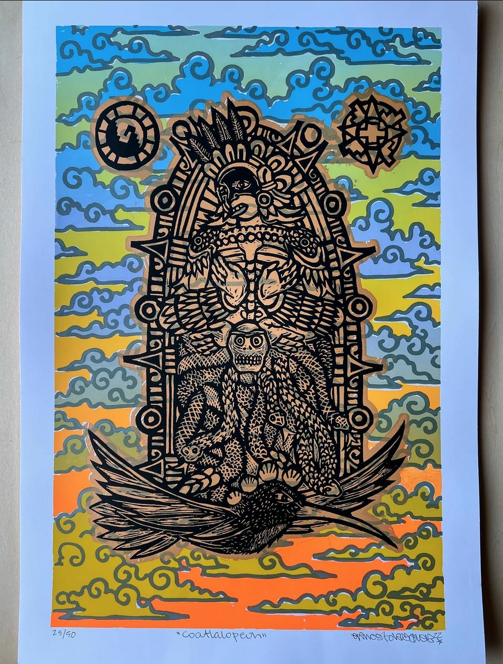 Ernesto Vazquez 'Coatlalopeuh' Print Available