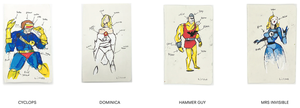 Anthony Lister 'Super Hero Originals' Available
