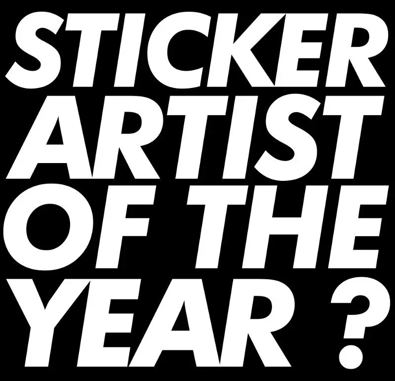 Who Is The Sticker Artist Of The Year?