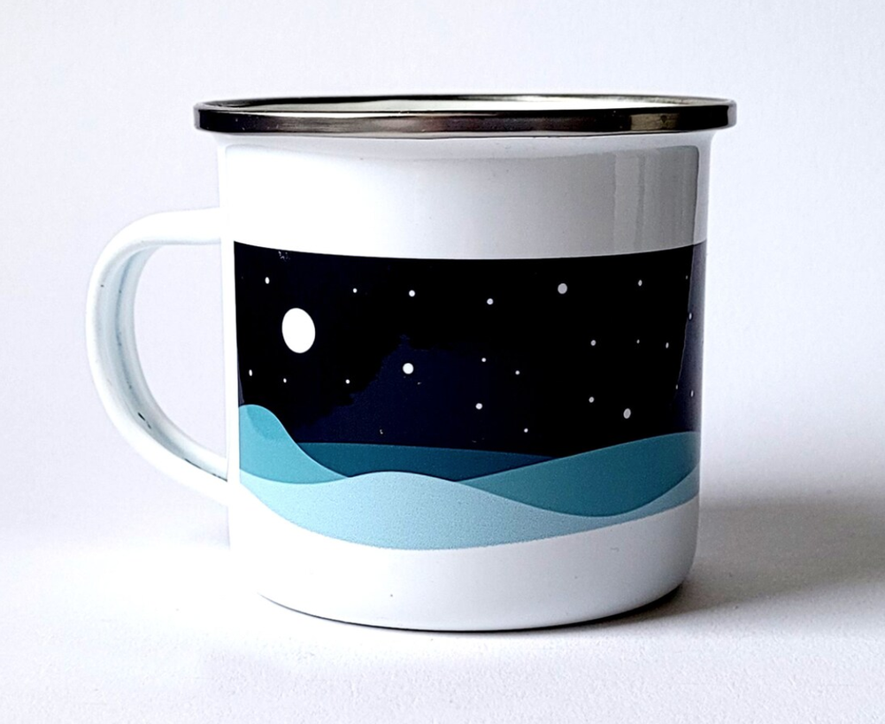 Owen Findley 'Landscape' Camping Mug Available
