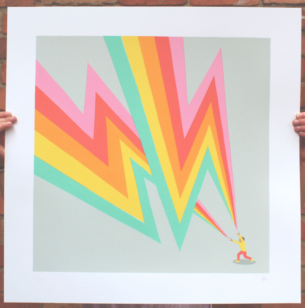 Laurie Hastings 'Bolts' Print Available