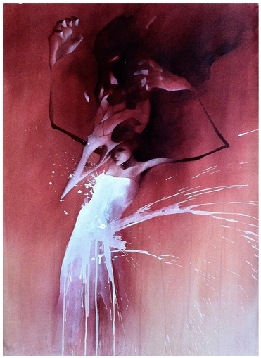 Craww 'Cherub' Original + 'Ascend' Print Available