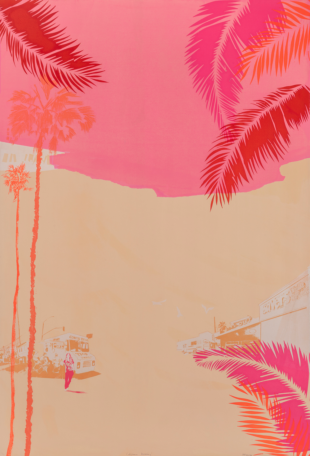Anna Marrow 'California Dreaming' Print Available