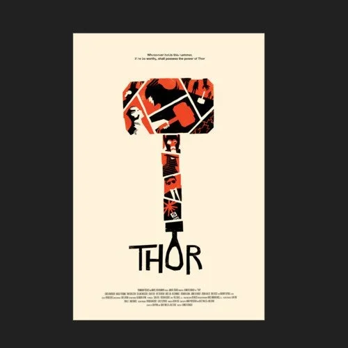 Olly Moss 'Thor' Print SNEAK PEEK
