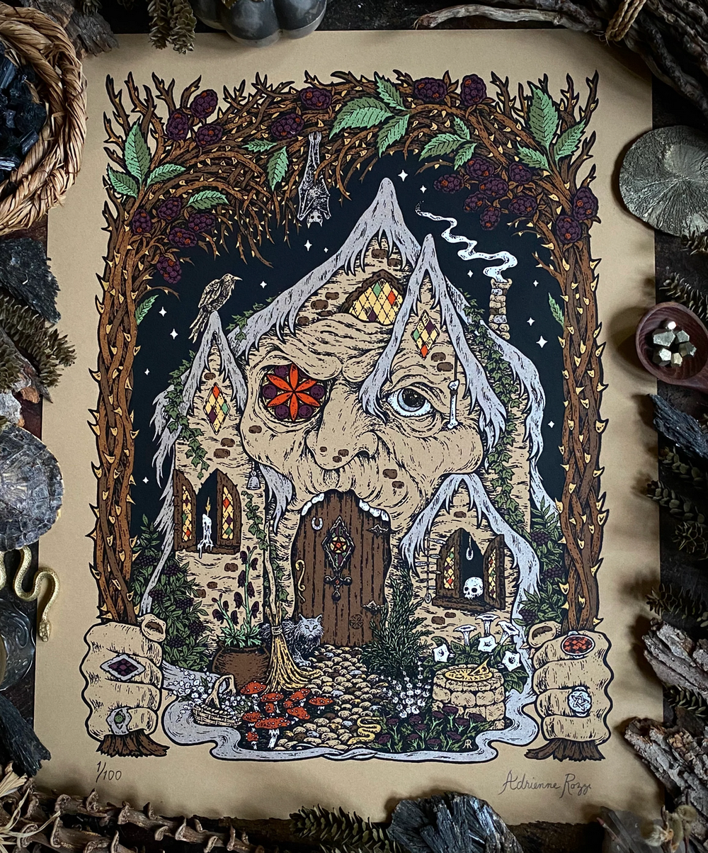 Adrienne Rozzi 'The Crones Cottage' Print Available