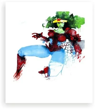 Anthony Lister 'Woman In The Valley' Print Available