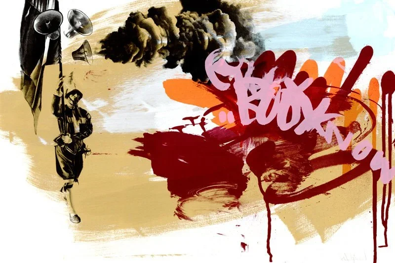 Conor Harrington 'Holy Smokes' Print Available