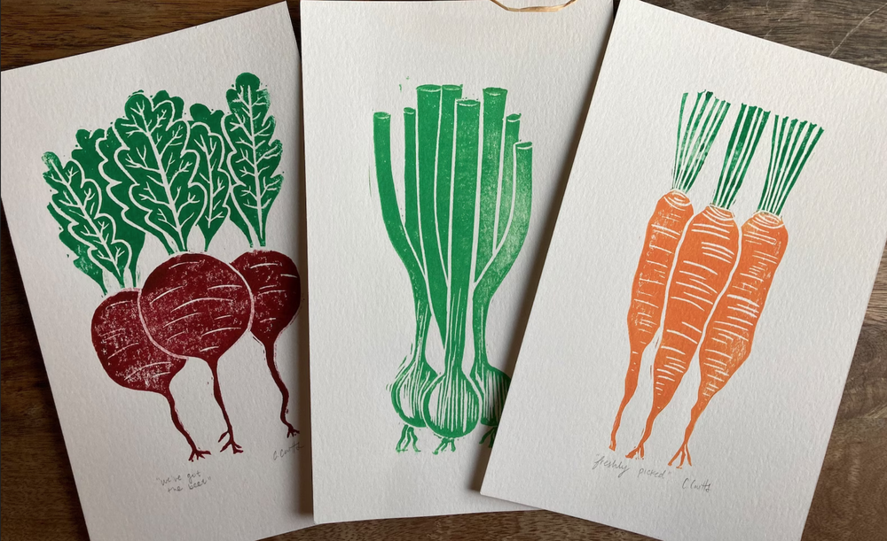 Cal And Case 'Beet, Carrot + Onion' Print Set Available