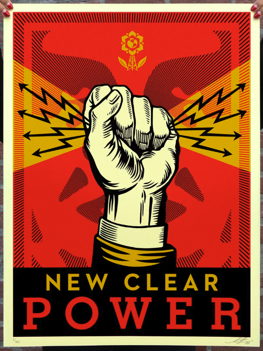 Shepard Fairey/Obey 'New Clear Power' Print Release Details