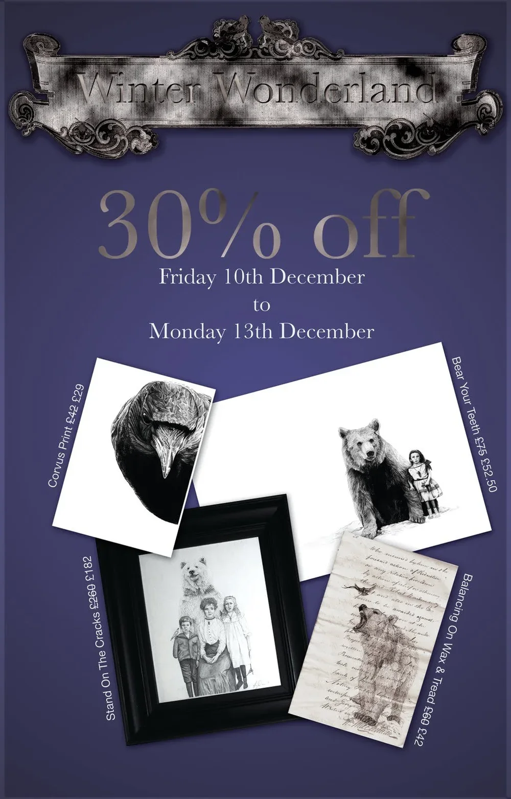 Amy Dover 'Winter Wonderland' 30% Off Sale