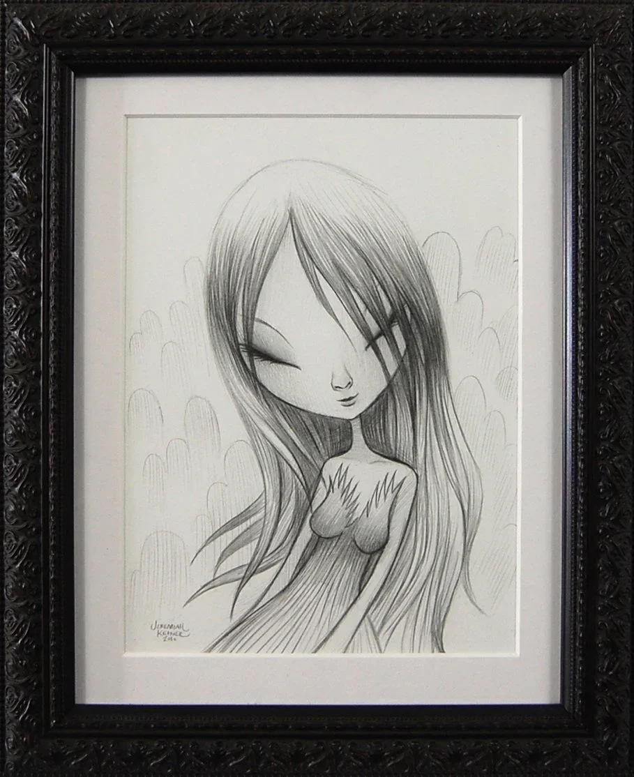 Jeremiah Ketner 'Moment' + 'Together' Original Charcoal Sketchs Available