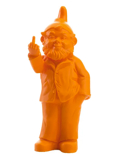 Ottmar Hörl 'Middle Finger Gnome' Orange Available
