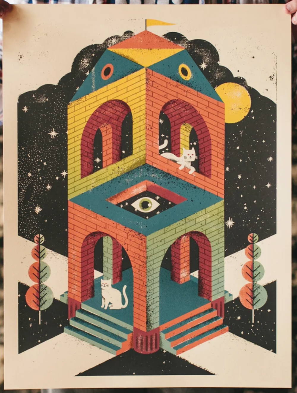 Eric Nyfeller 'Space Cathedral' Print Available