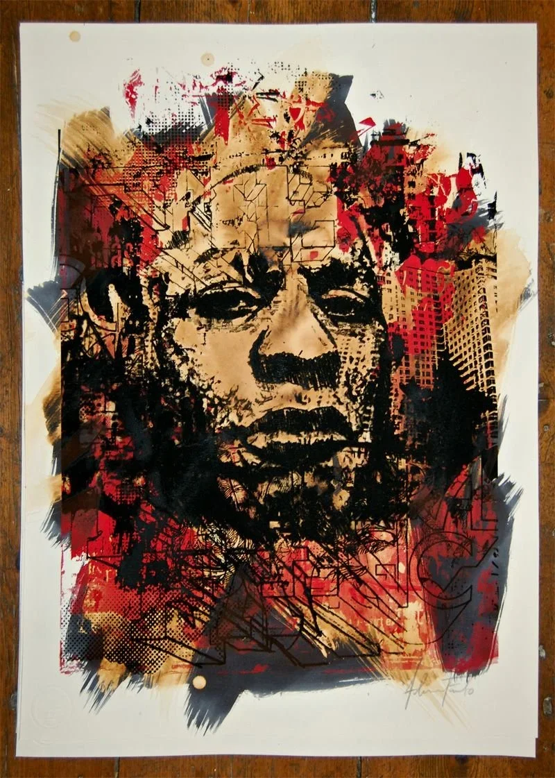 Vhils 'Deface' Print Available