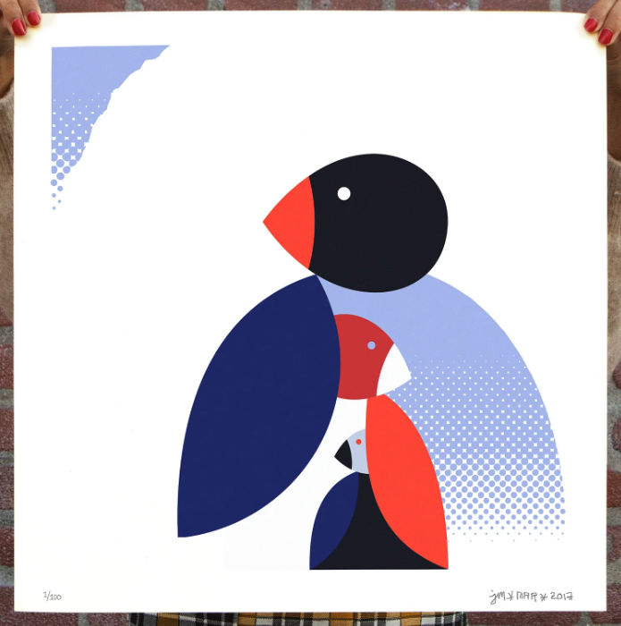 Jim Houser 'Flock' Print Available