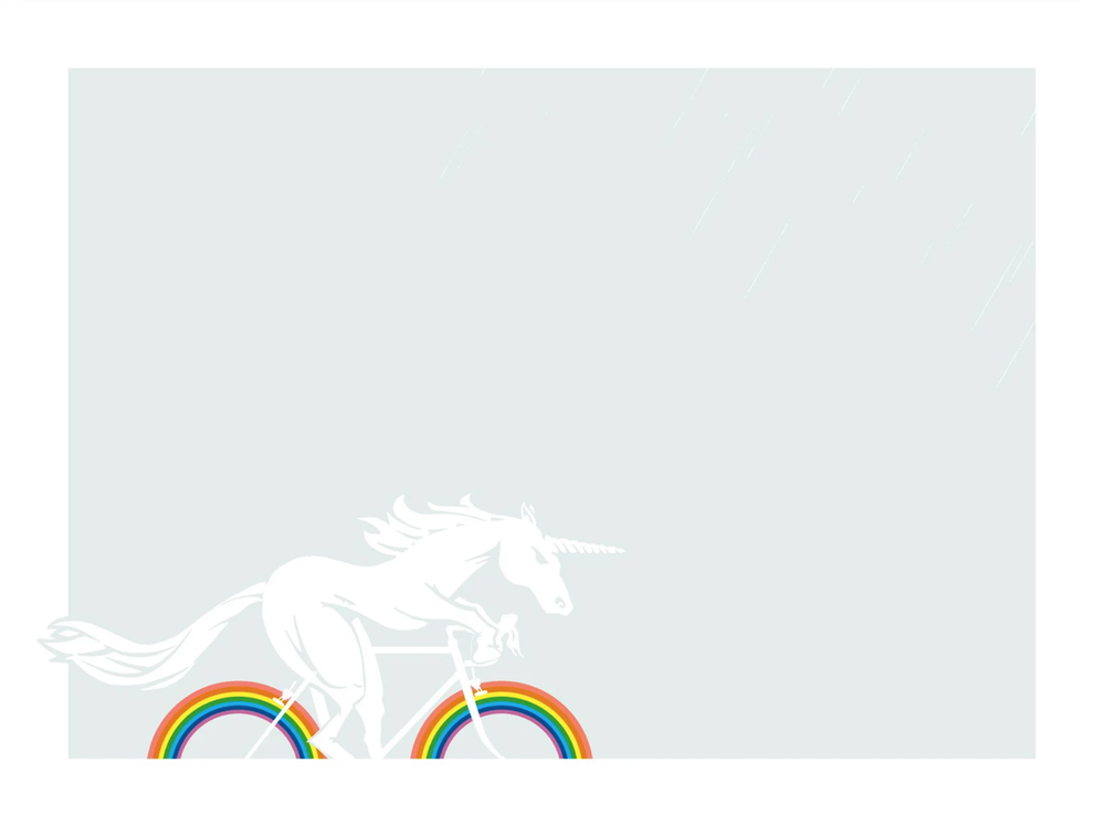 Todd Zerger' Riding Rainbow' Print Available