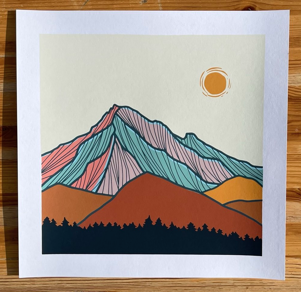 Brie Thompson 'Mt Hood' Print Available