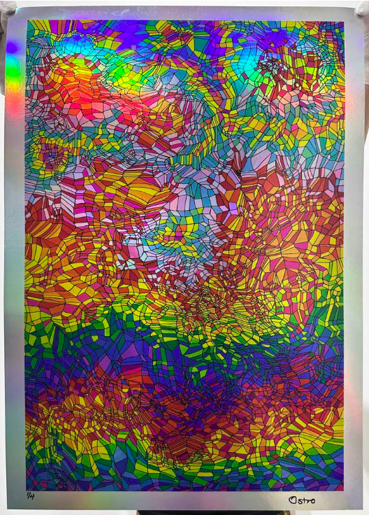 Judy Ostro 'Kaleidoscope' Print Available