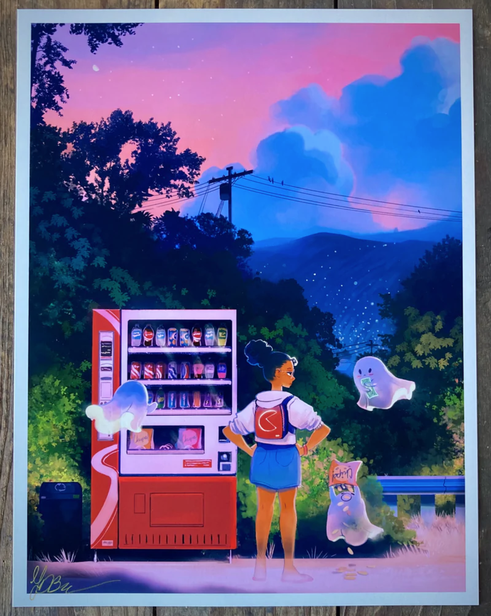 Geneva B. 'Ghosties 2' Print Available