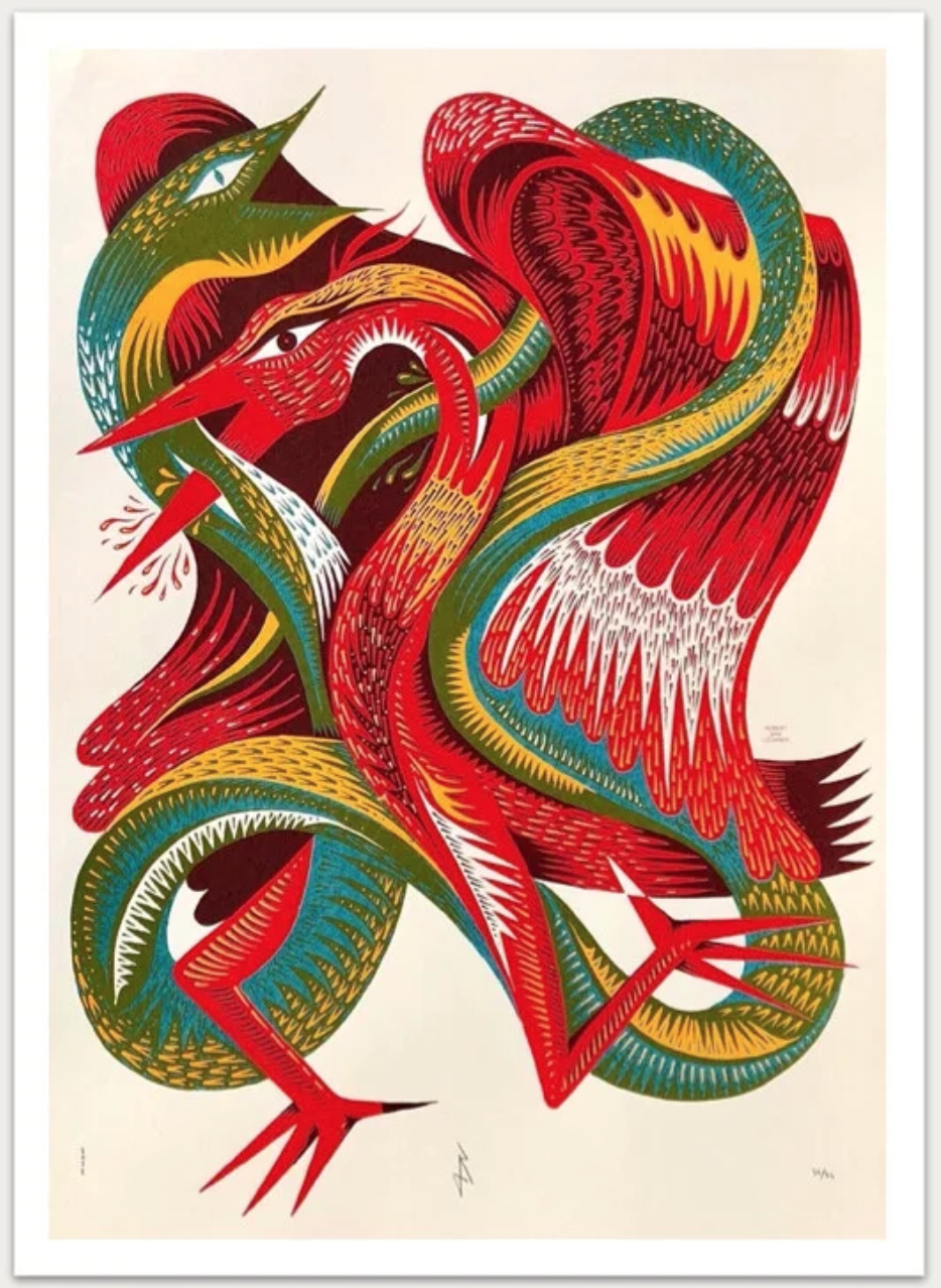 Robert Jan Lechner 'Vuurvogel' Print Available