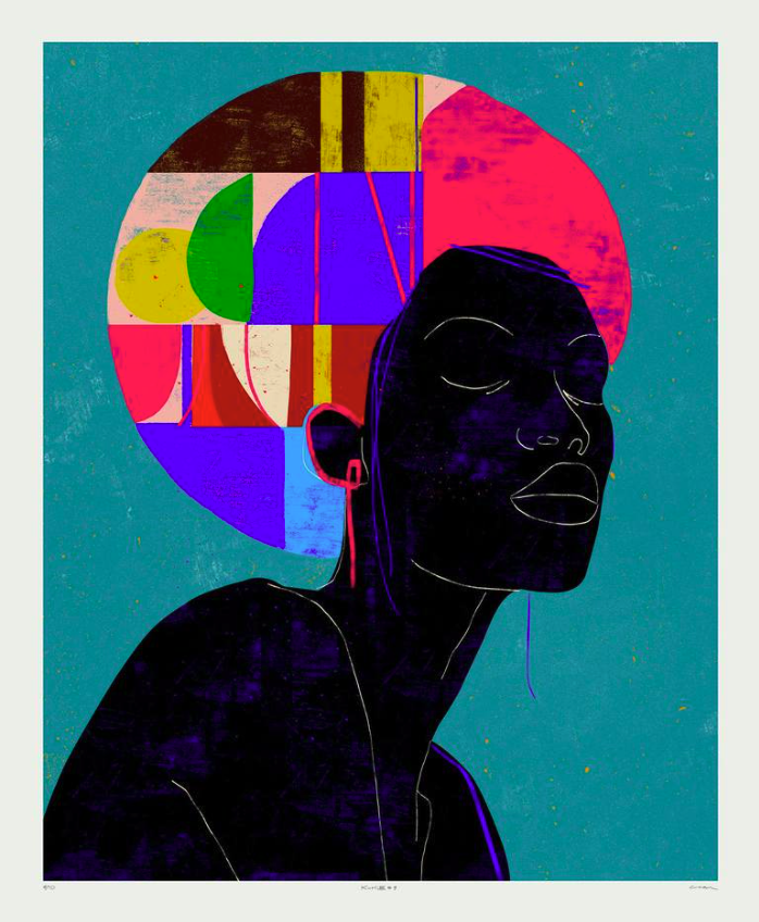 Luciano Cian 'Kuhle #5' Print Available