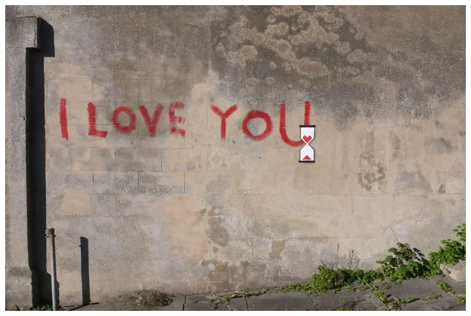 Banksy Hits The Streets With 'I Love You'
