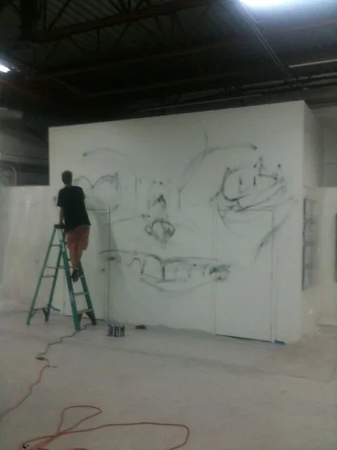 Anthony Lister 'Hello Kitty' Mural SNEAK PEEK