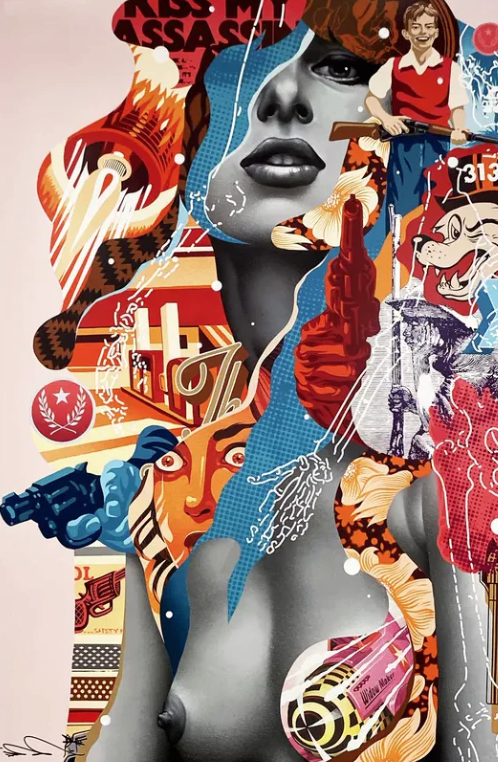 Tristan Eaton 'Kiss My Assassin' Print Available