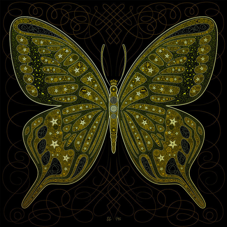 Amazing Seb Lester 'Butterfly' Print Available
