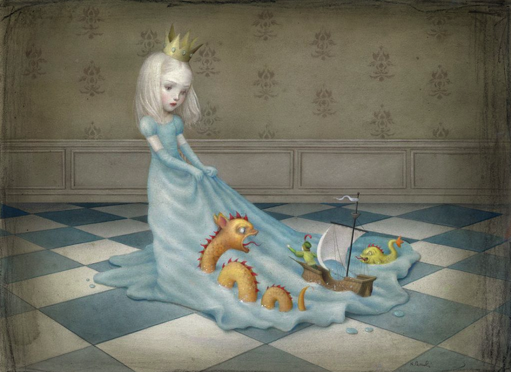 Nicolleta Ceccoli 'Love Will Tear Us Apart' Print Available