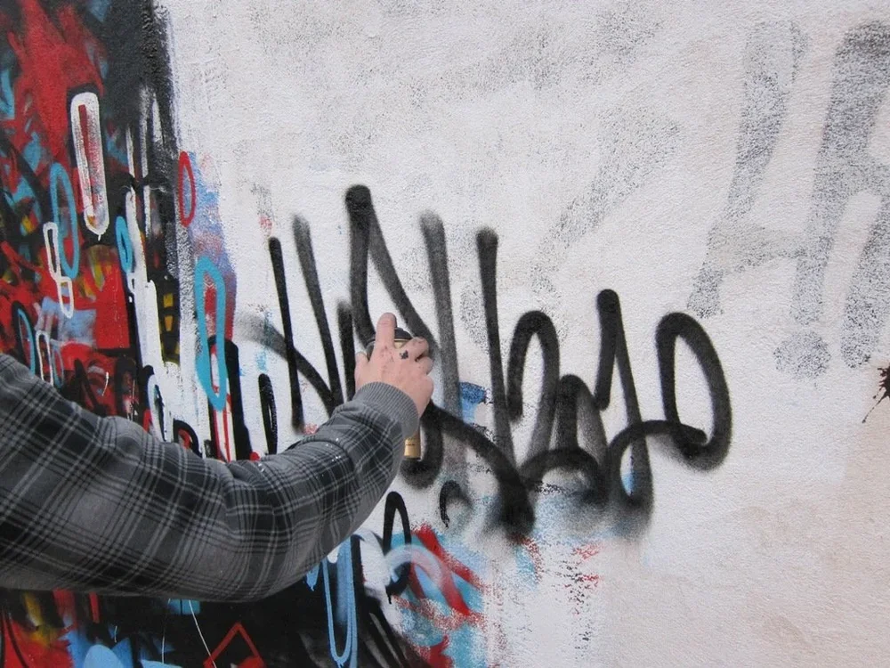 Hush Mural In Progress At White Walls SF