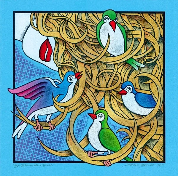 Jeremy Berkeley 'Smugglers Blues' Print Available