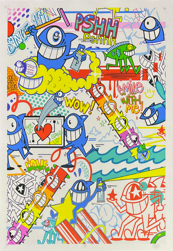 El Pez 'Get Up Stand Up' Print Available