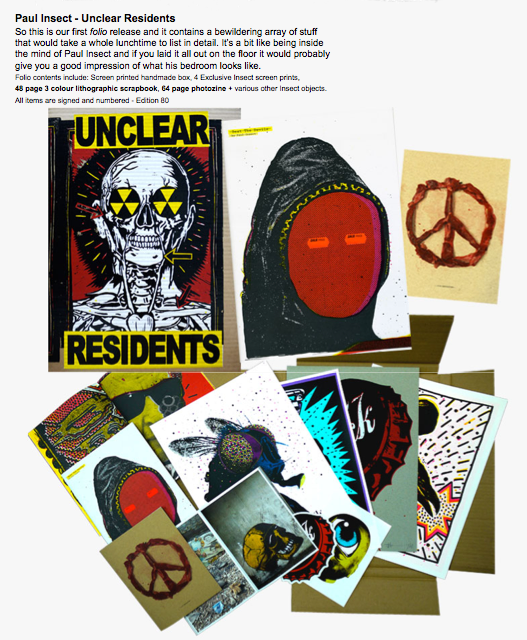 Paul Insect 'Unclear Residents' Folio Available