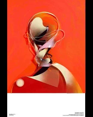 Adam Neate 'Red Portrait' Poster Available