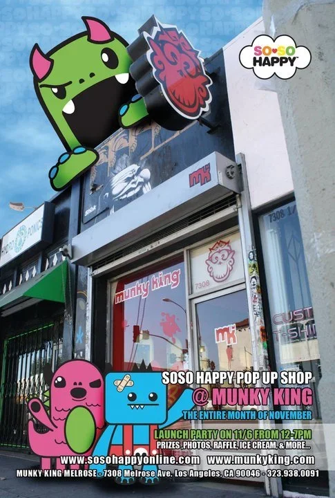 Munky King 'Pop Up' Shop In L.A.