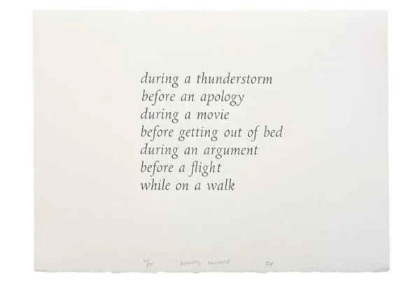 Rachel E Foster 'Kissing Checklist' Print Available