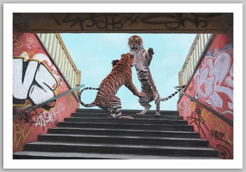 Josh Keyes 'Stairway To Heaven' Print Release Details