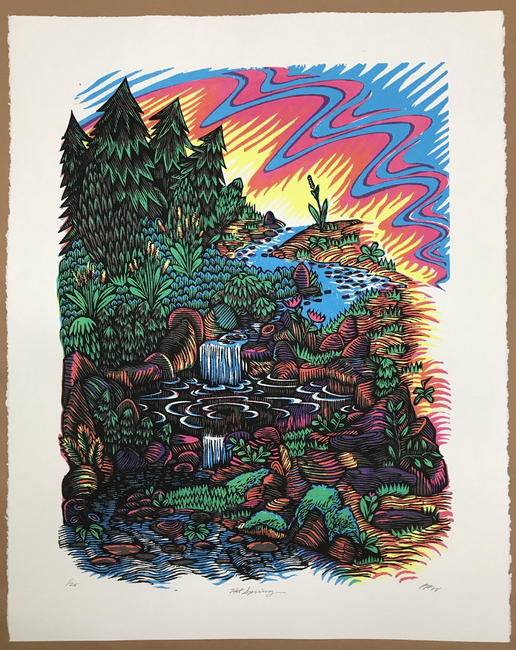 Paul Roden 'Hot Springs' Print Available