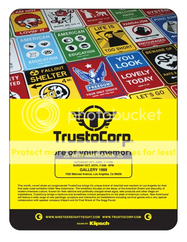 TrustoCorp 'New Americana' Art Show