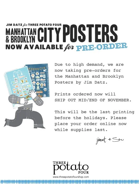 Jim Datz 'Manhattan' + 'Brooklyn' Prints Pre-Order Available