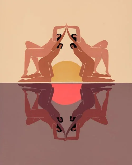 Laura Berger 'Morning/Evening' Print Available