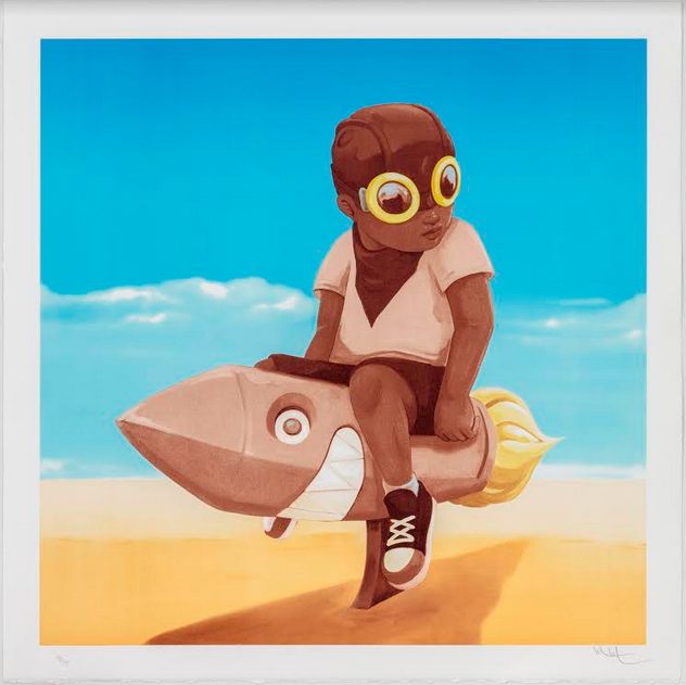 Hebru Brantley 'Boy On Rocket' Print Release Details