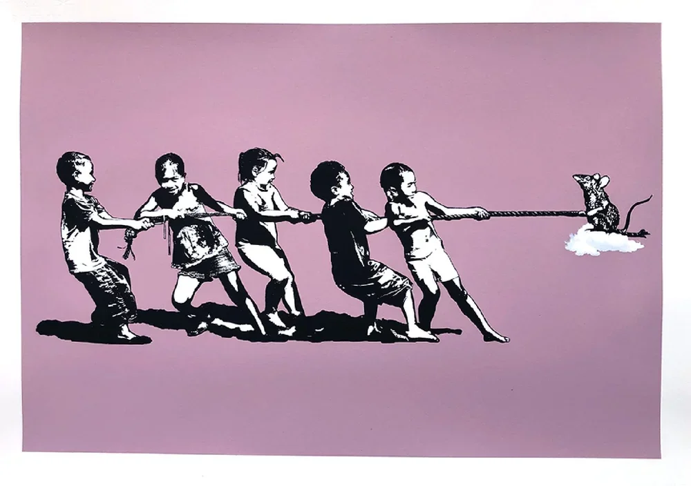 Blek 'Rope Pulling' Print Available