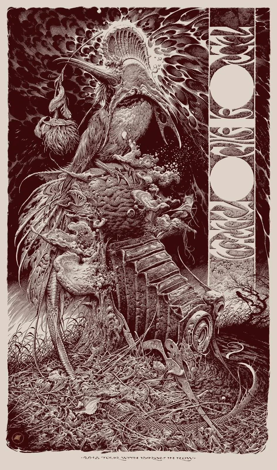 Aaron Horkey 'Neurosis/Converge' RED Variant Release Details