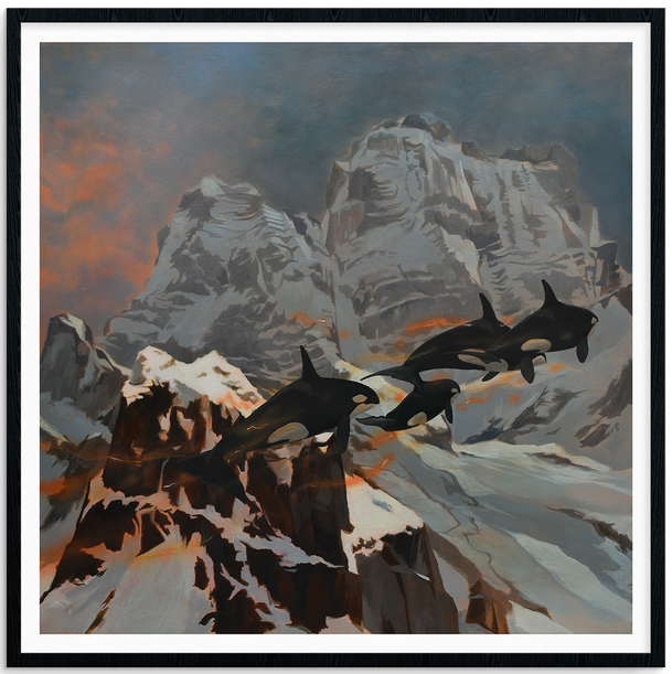 Chris Austin 'Having No Wings Is Just A Little Detail' Print Available