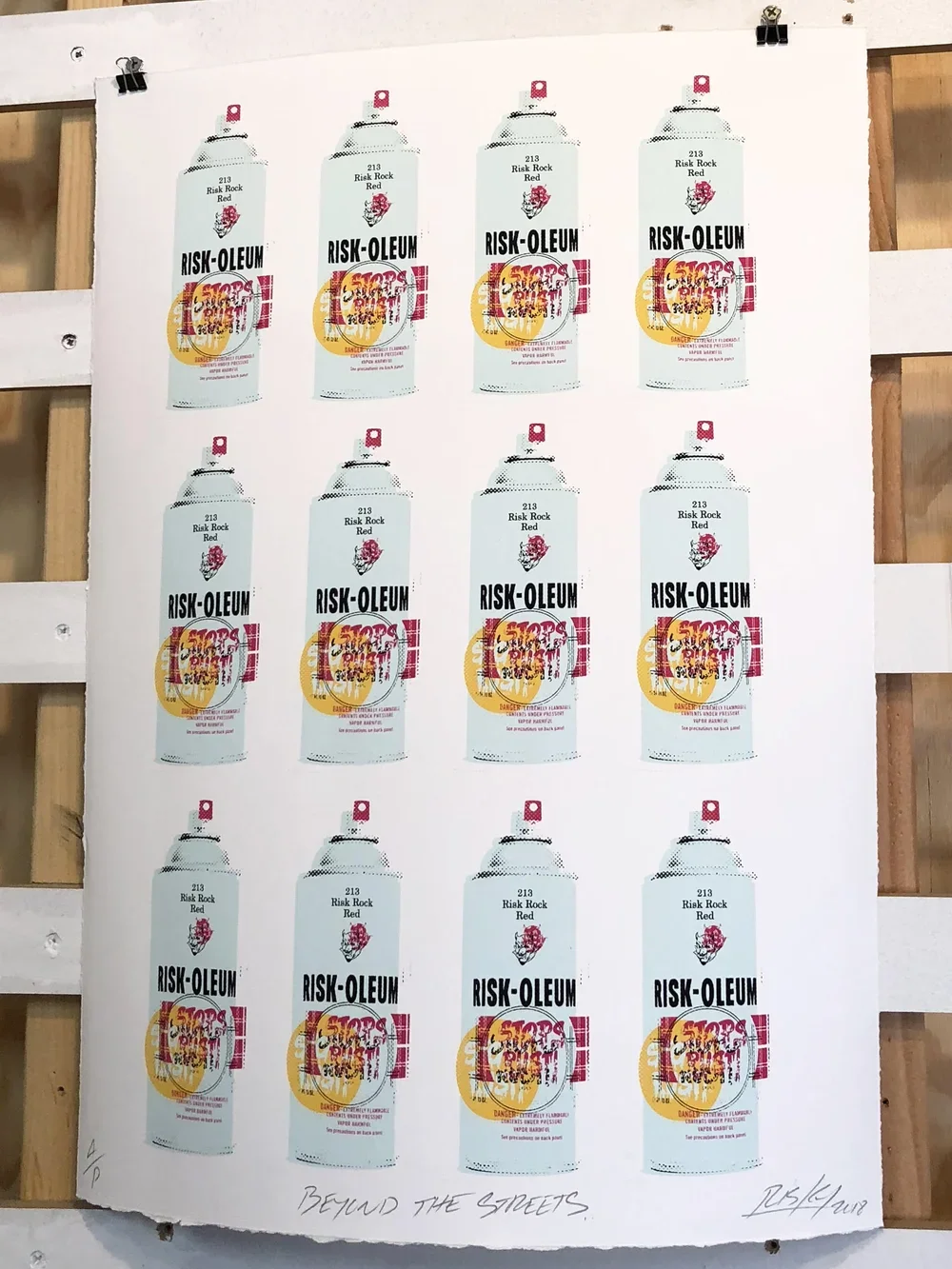 Risk 'Riskoleum Cans' Print Available