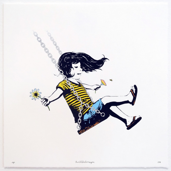 BumbleBeeLovesYou 'Hold On' Print Available