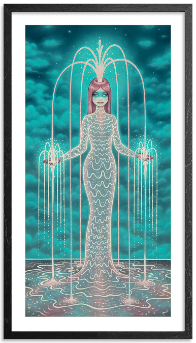 Tara McPherson 'Fractal Fountain' Print Available