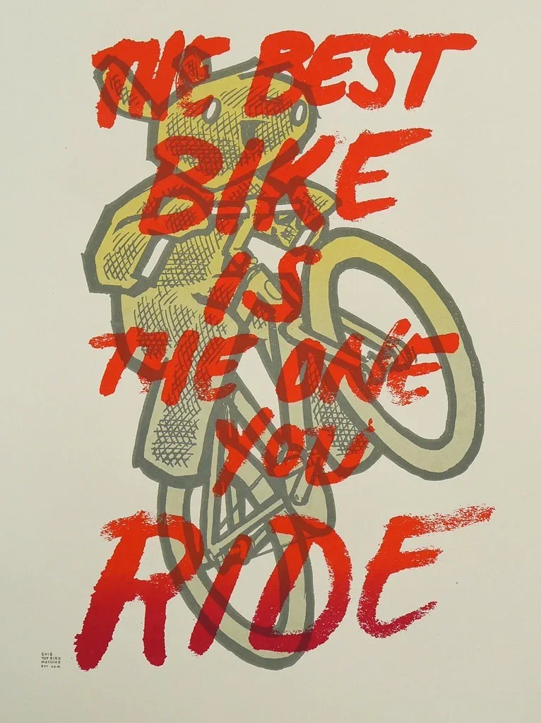 Jay Ryan 'The Best Bike' BIKE DAY Print Available